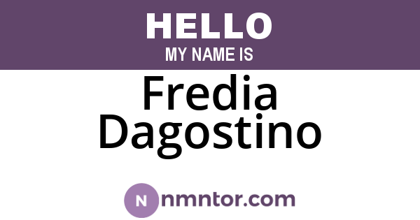 Fredia Dagostino
