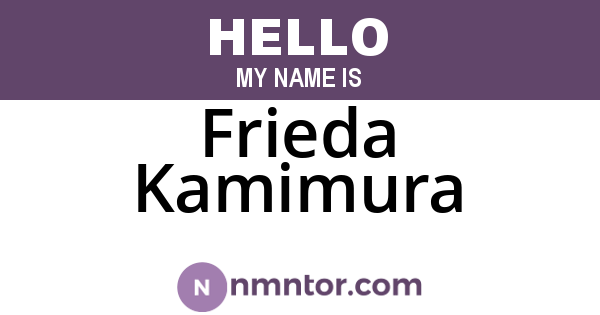 Frieda Kamimura