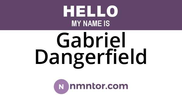 Gabriel Dangerfield