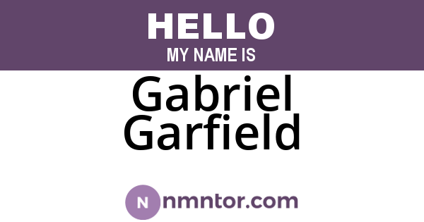 Gabriel Garfield