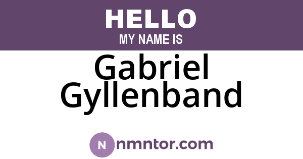 Gabriel Gyllenband