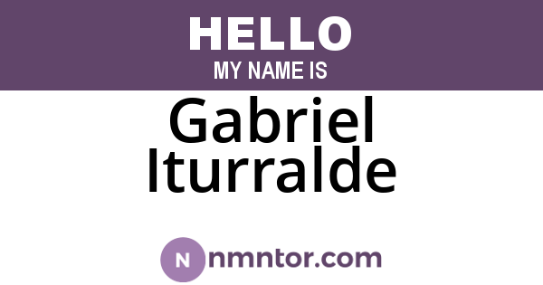 Gabriel Iturralde