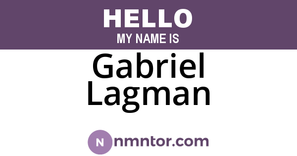 Gabriel Lagman