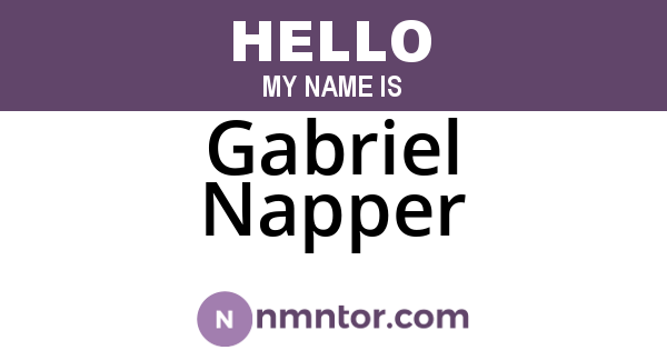 Gabriel Napper