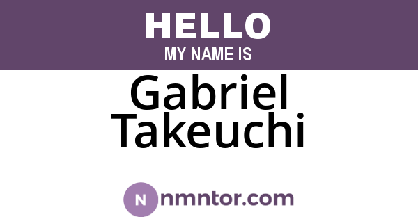 Gabriel Takeuchi