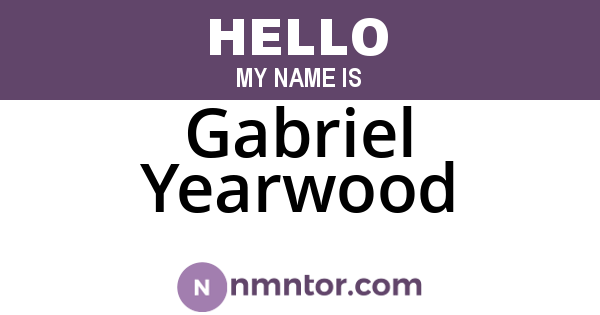 Gabriel Yearwood