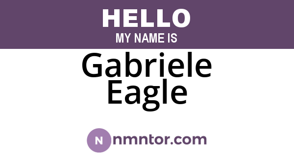 Gabriele Eagle