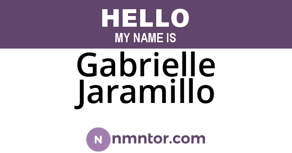 Gabrielle Jaramillo