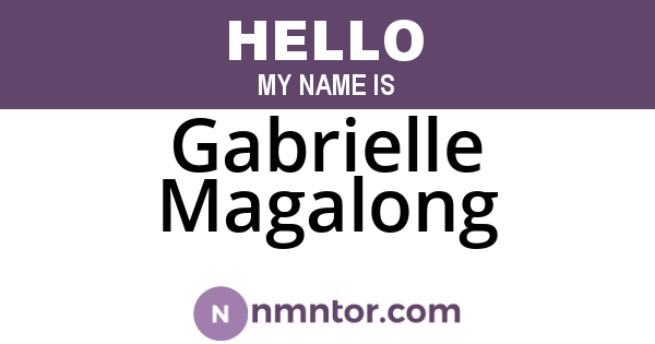 Gabrielle Magalong