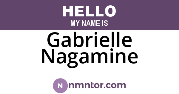 Gabrielle Nagamine