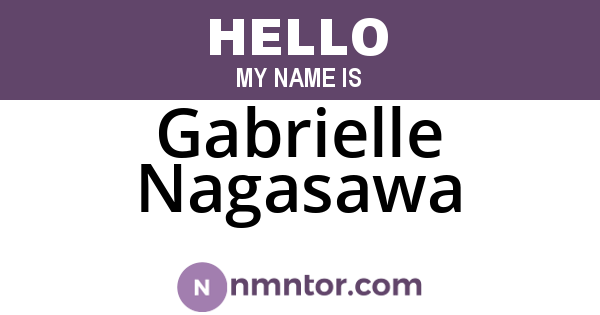 Gabrielle Nagasawa