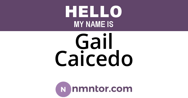 Gail Caicedo