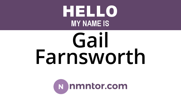 Gail Farnsworth
