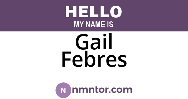 Gail Febres