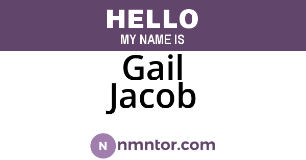 Gail Jacob