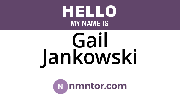 Gail Jankowski