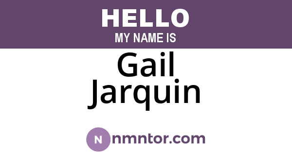 Gail Jarquin