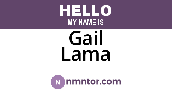 Gail Lama