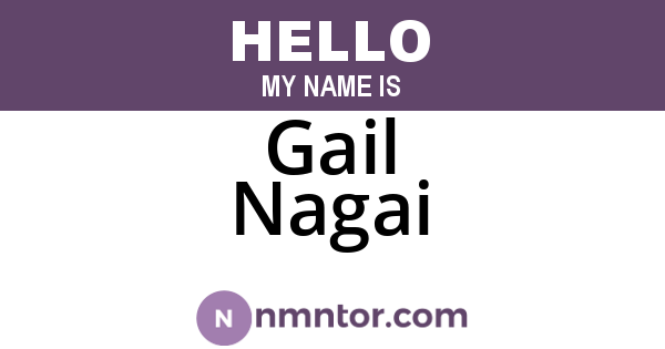 Gail Nagai