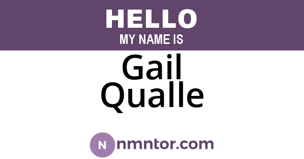 Gail Qualle
