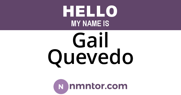Gail Quevedo