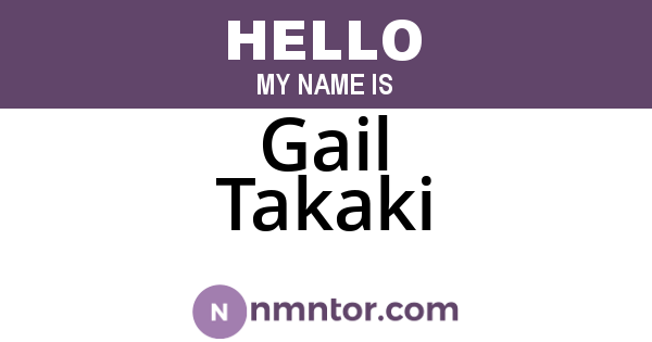Gail Takaki