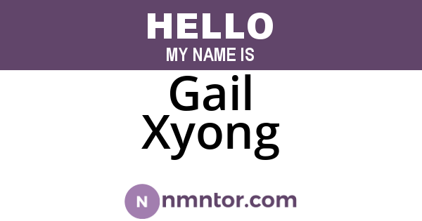 Gail Xyong