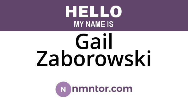 Gail Zaborowski