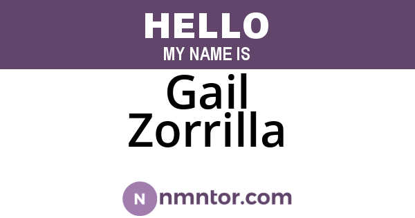Gail Zorrilla