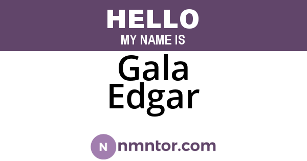 Gala Edgar