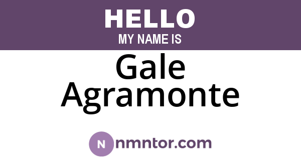 Gale Agramonte