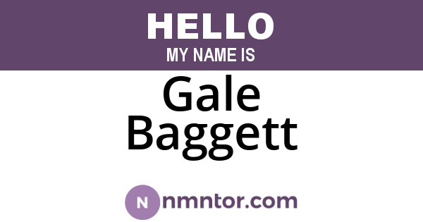 Gale Baggett