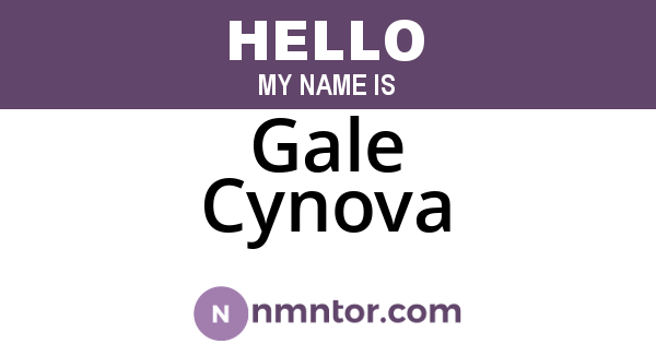 Gale Cynova