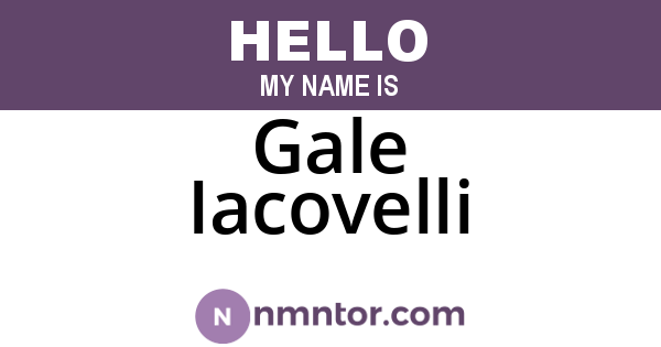 Gale Iacovelli