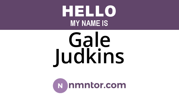 Gale Judkins