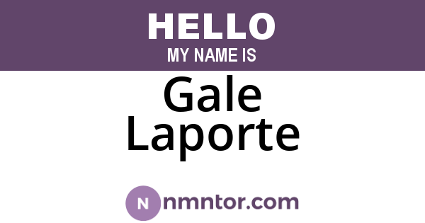 Gale Laporte