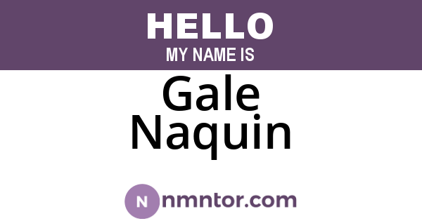Gale Naquin