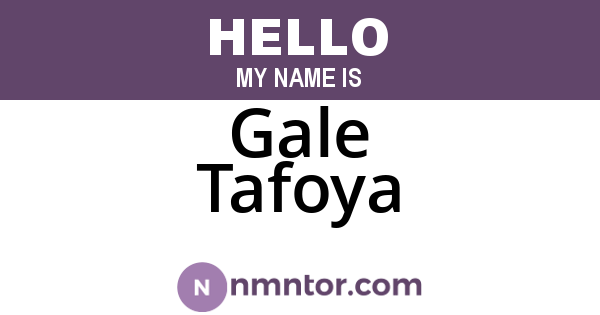 Gale Tafoya