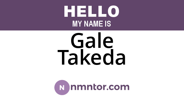 Gale Takeda