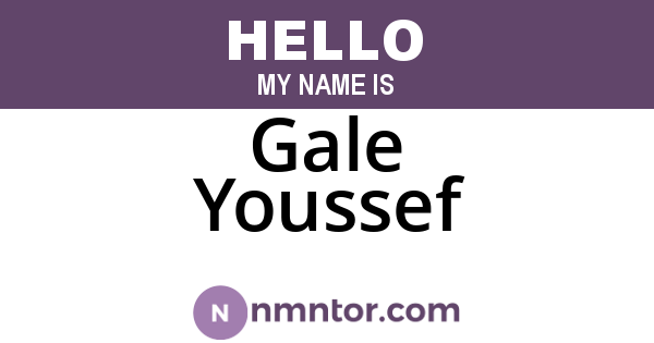 Gale Youssef