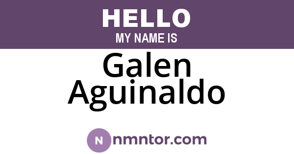 Galen Aguinaldo
