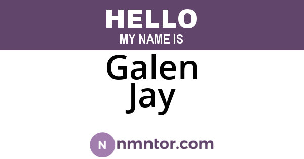 Galen Jay