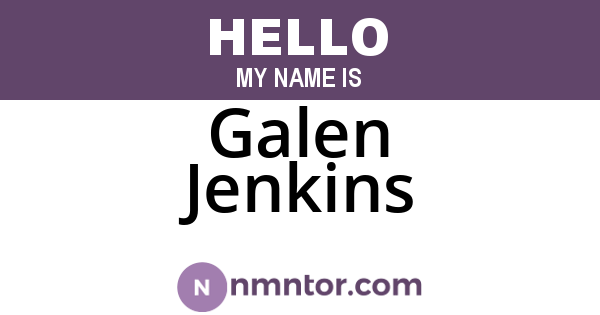 Galen Jenkins