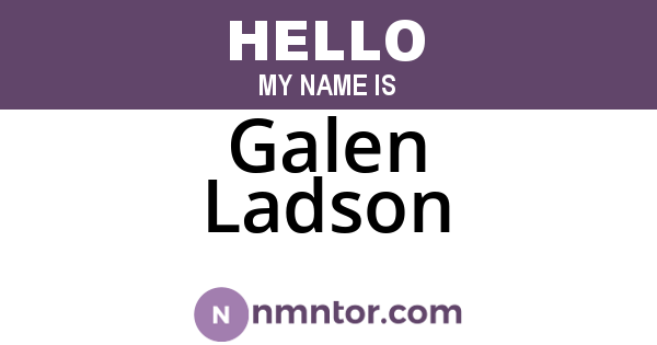 Galen Ladson