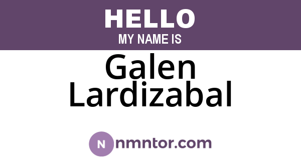 Galen Lardizabal