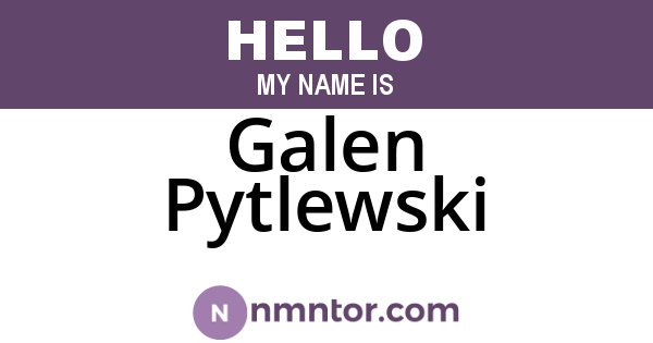 Galen Pytlewski