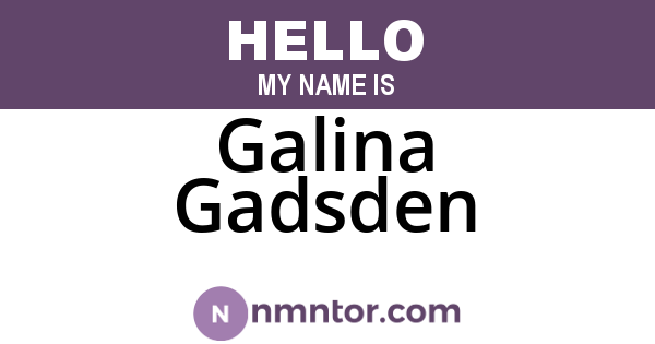 Galina Gadsden