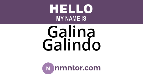 Galina Galindo