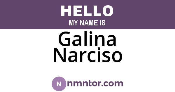 Galina Narciso