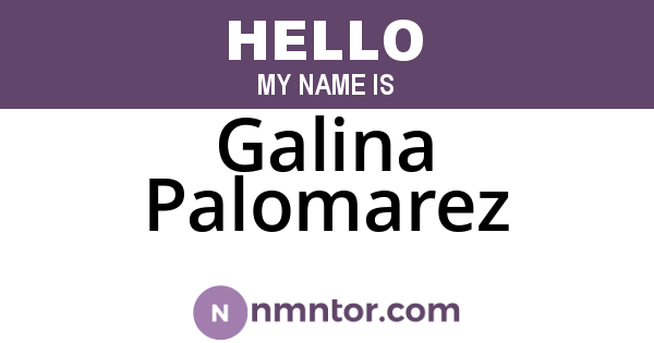 Galina Palomarez